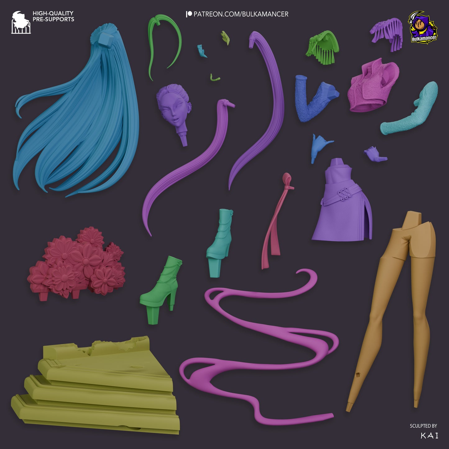 Mira from K-Pop Demon Hunters Fan-Made Model by Bulkamancer