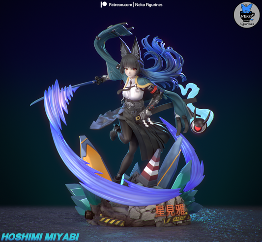 Hoshimi Miyabi from Zenless Zone Zero Fan-Made Model by Neko Figurines - Sephiknot