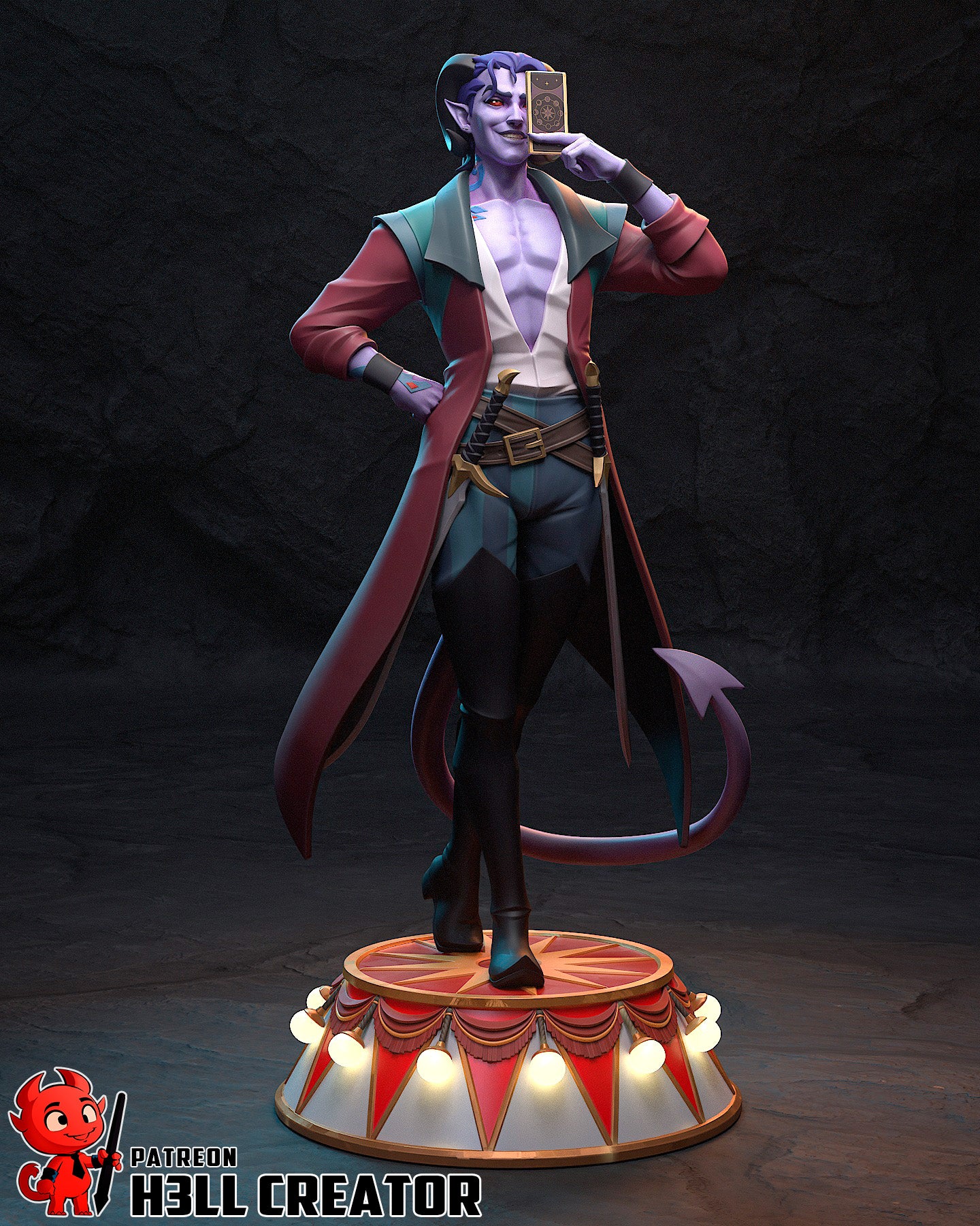 Mollymauk Garage Kit | Fanmade Model | Mighty Nein | 3D Printed