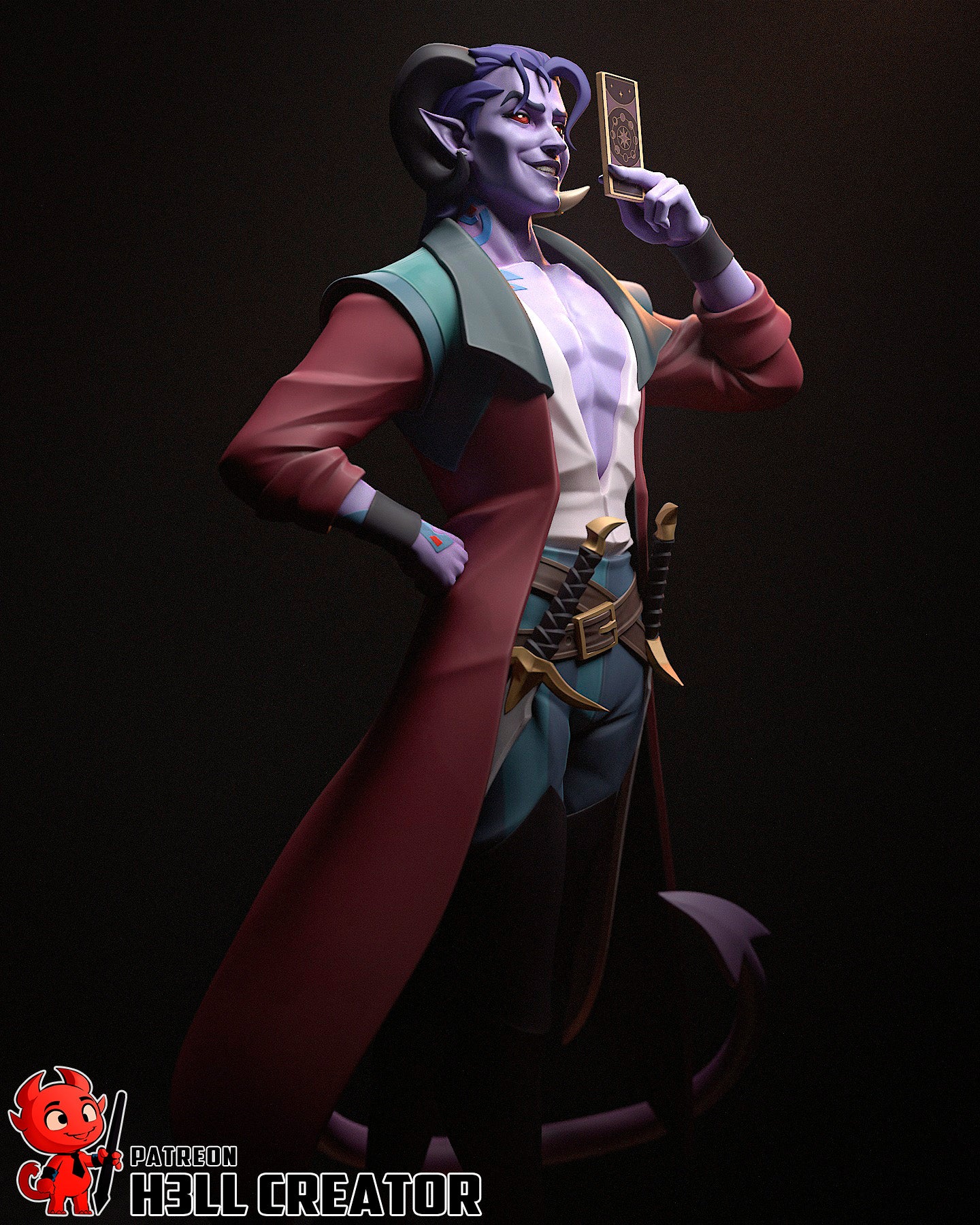 Mollymauk Garage Kit | Fanmade Model | Mighty Nein | 3D Printed