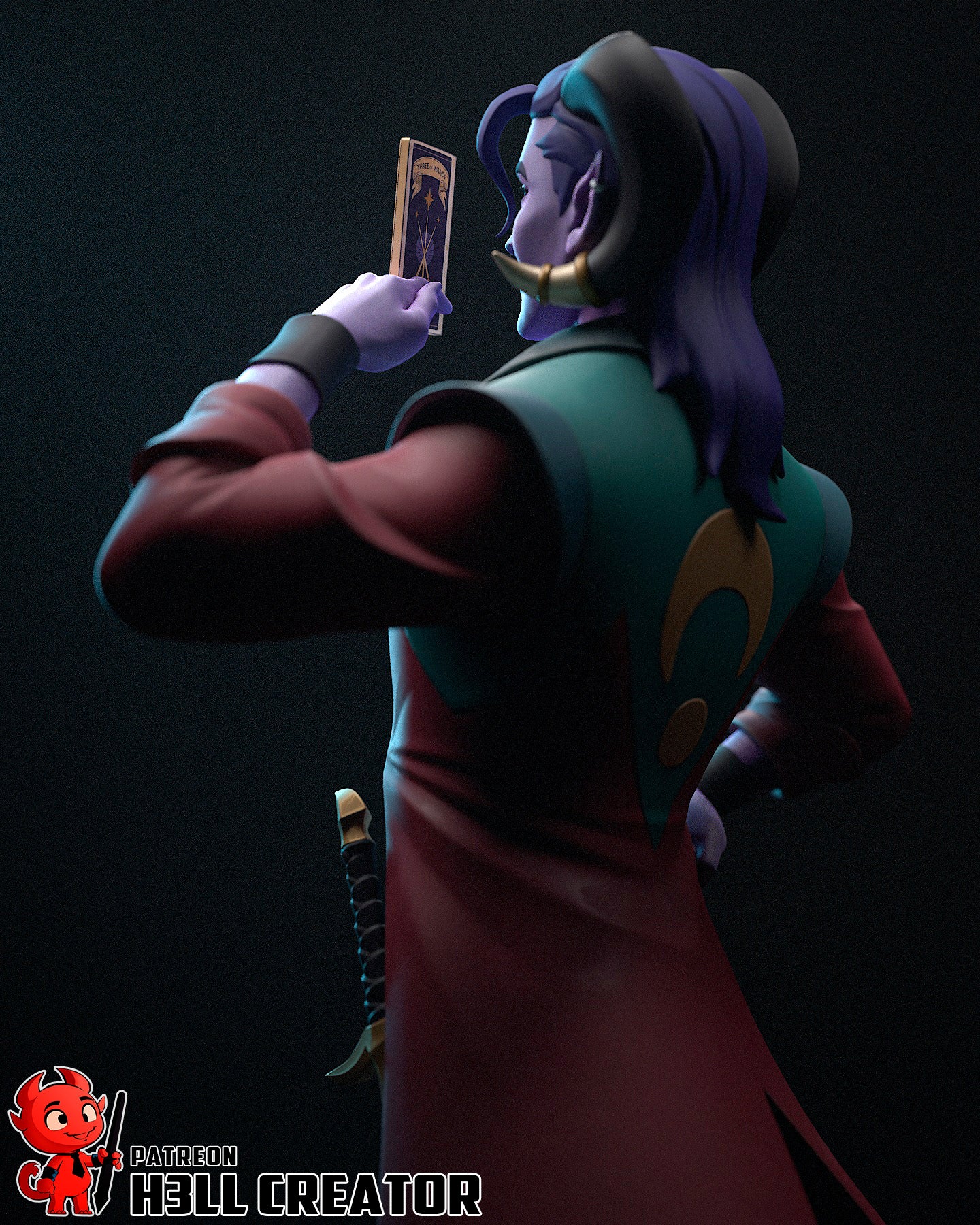 Mollymauk Garage Kit | Fanmade Model | Mighty Nein | 3D Printed