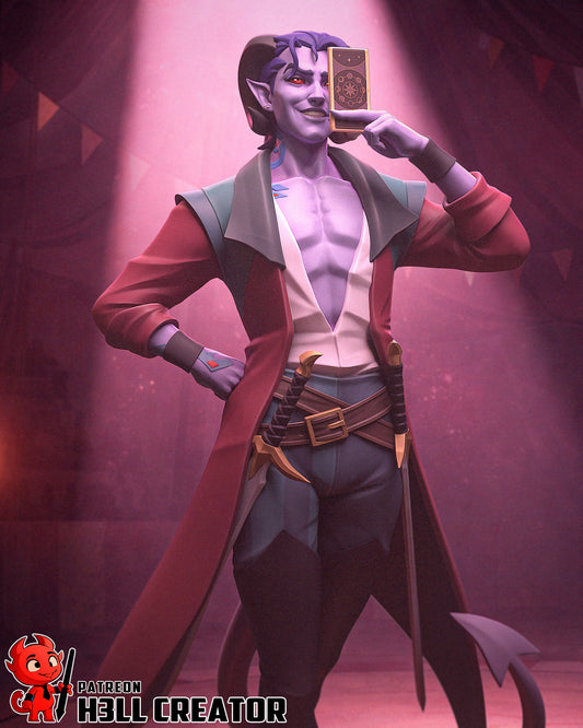 Mollymauk Garage Kit | Fanmade Model | Mighty Nein | 3D Printed