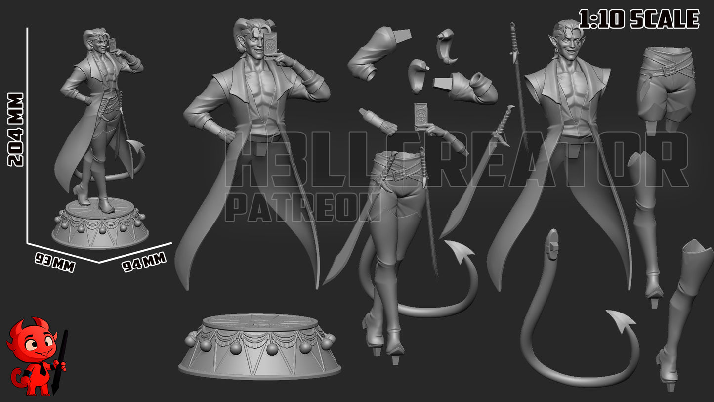 Mollymauk Garage Kit | Fanmade Model | Mighty Nein | 3D Printed