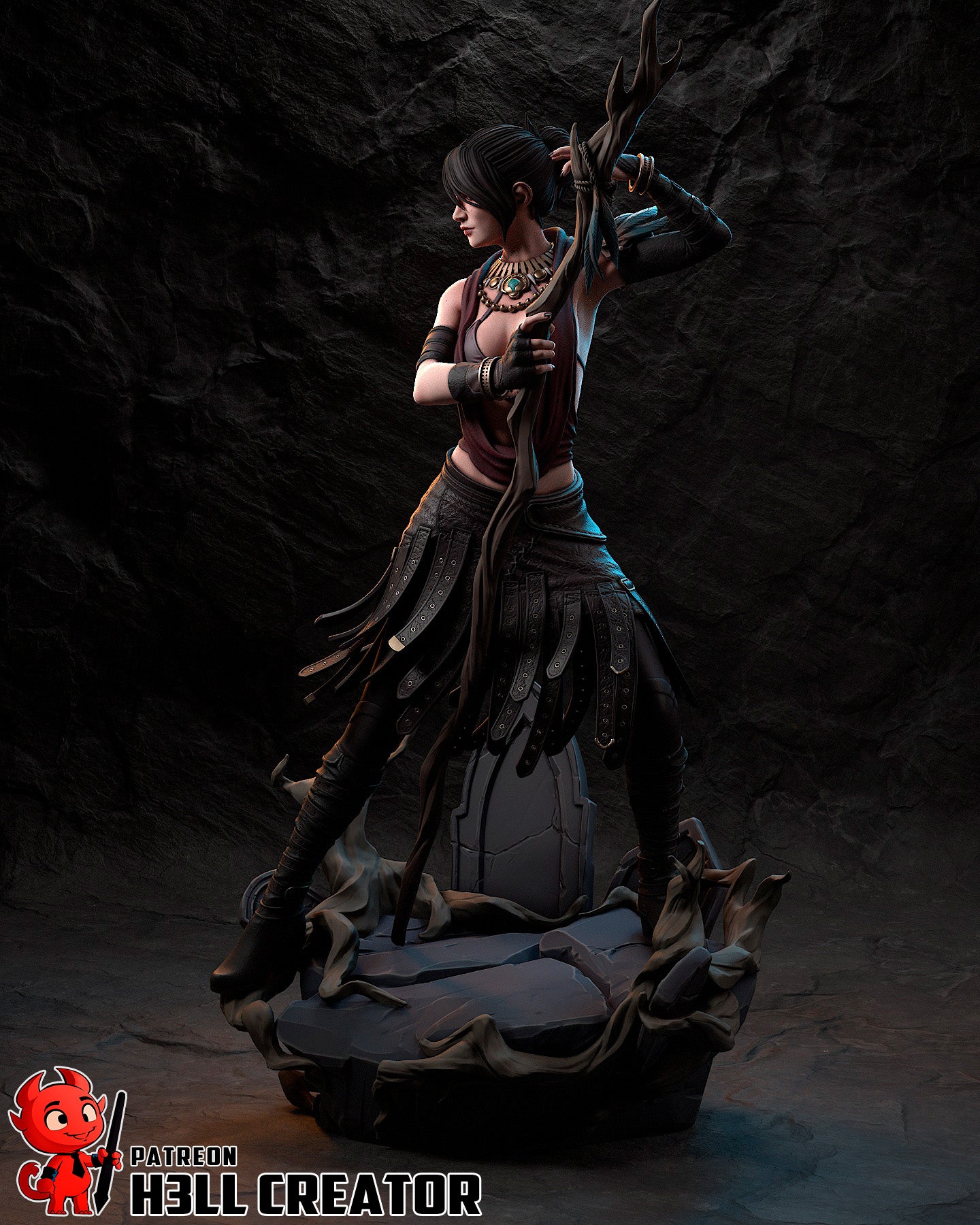 Morrigan from Dragon Age by h3ll creator | High Quality Resin Print | Painted Commissions available - Sephiknot