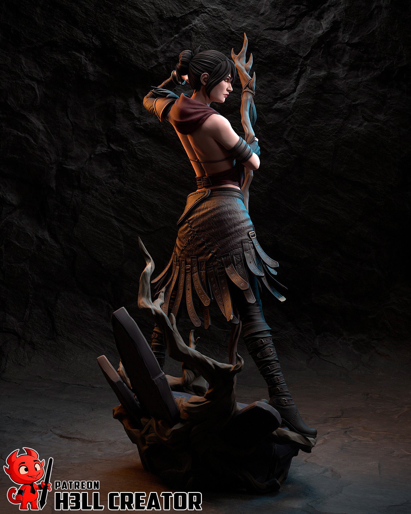 Morrigan from Dragon Age by h3ll creator | High Quality Resin Print | Painted Commissions available - Sephiknot