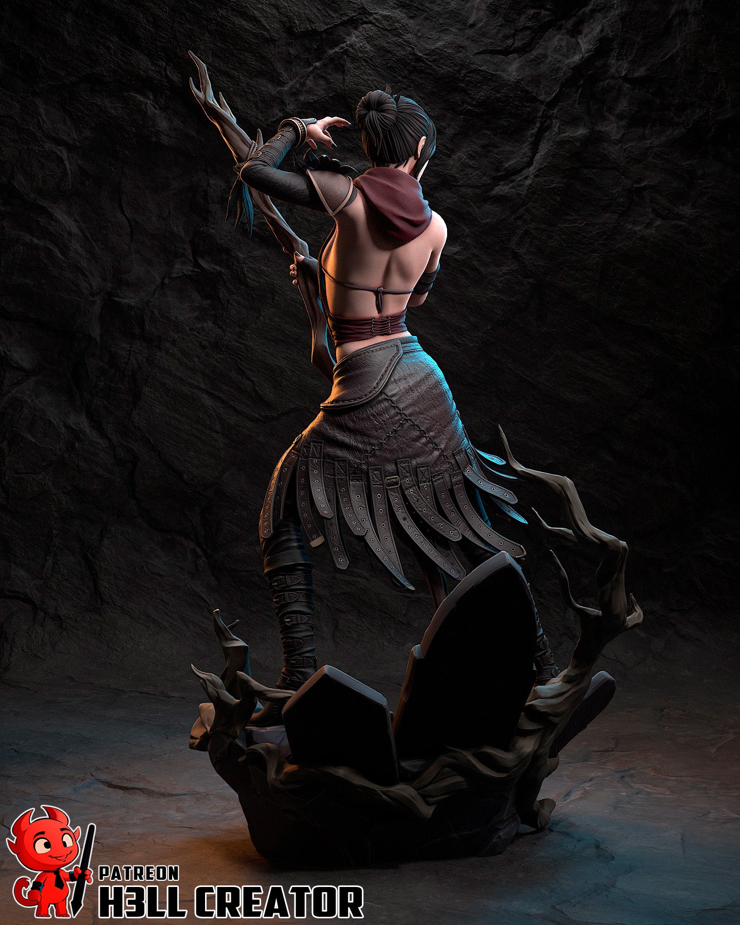 Morrigan from Dragon Age by h3ll creator | High Quality Resin Print | Painted Commissions available - Sephiknot