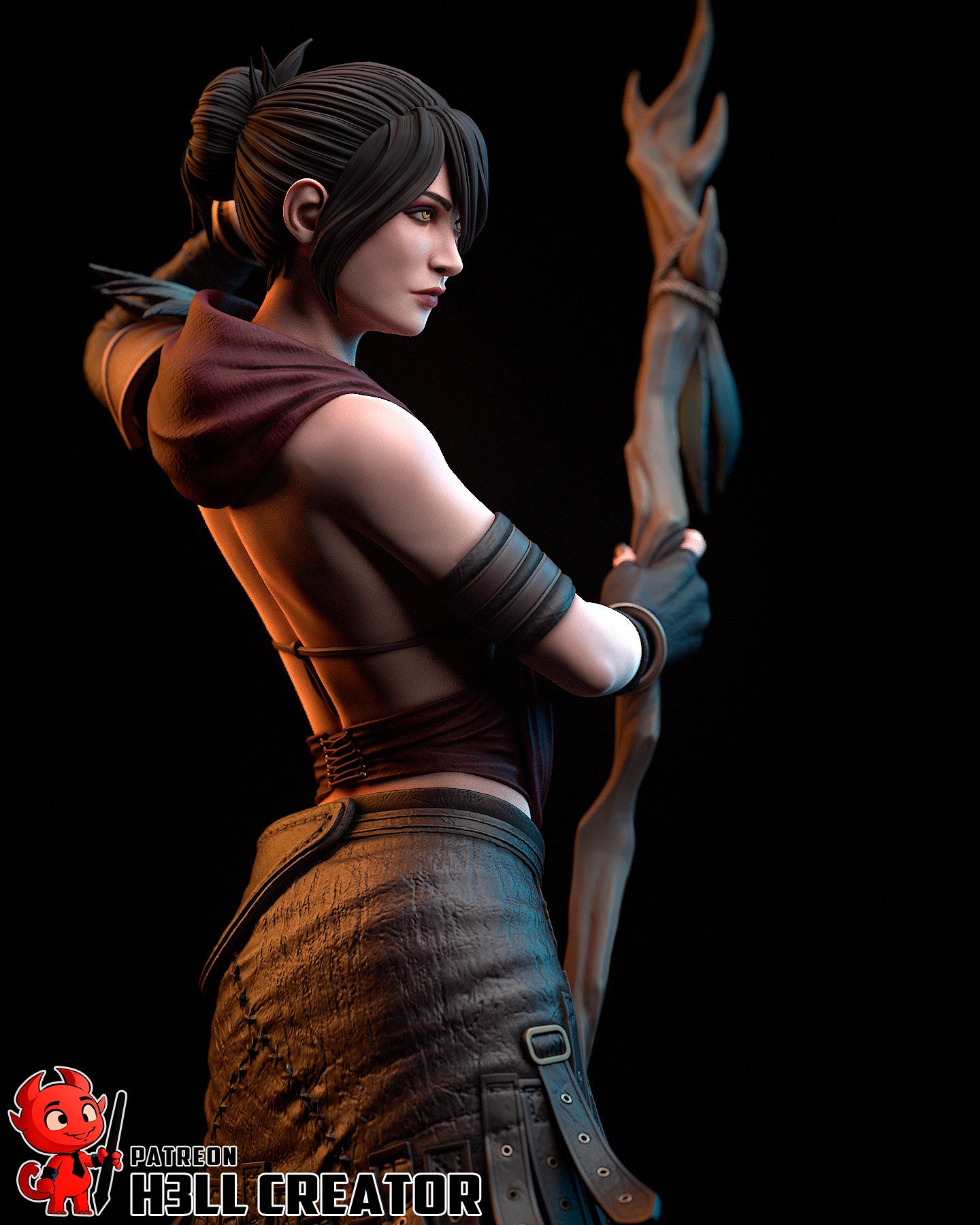 Morrigan from Dragon Age by h3ll creator | High Quality Resin Print | Painted Commissions available - Sephiknot