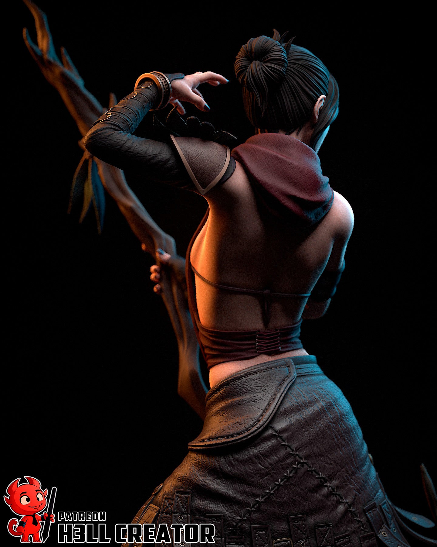 Morrigan from Dragon Age by h3ll creator | High Quality Resin Print | Painted Commissions available - Sephiknot