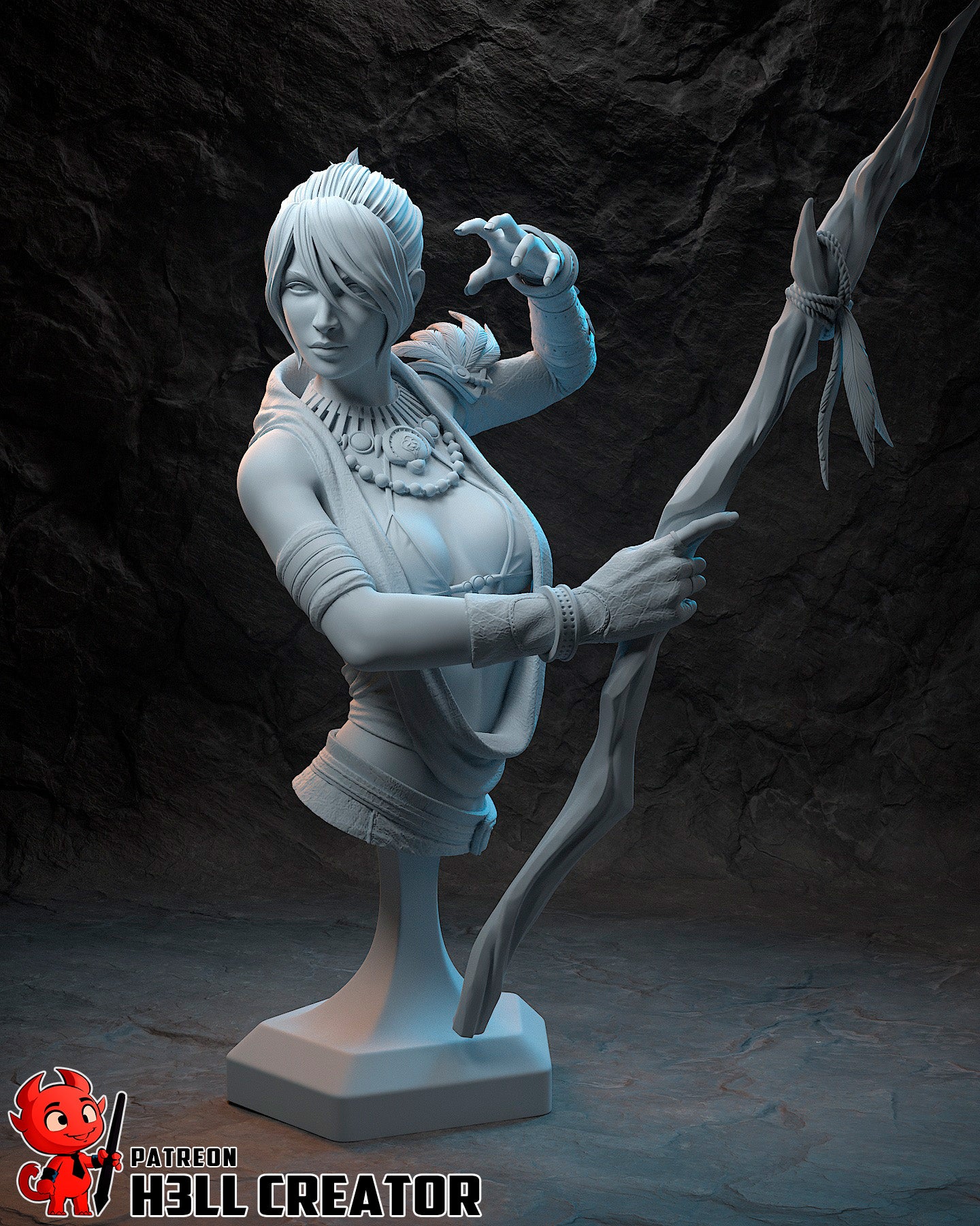 Morrigan from Dragon Age by h3ll creator | High Quality Resin Print | Painted Commissions available - Sephiknot