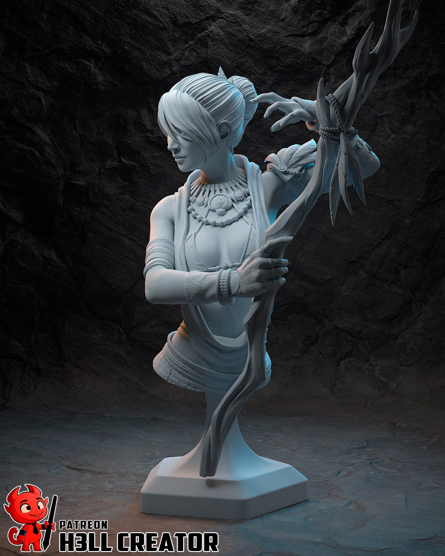 Morrigan from Dragon Age by h3ll creator | High Quality Resin Print | Painted Commissions available - Sephiknot