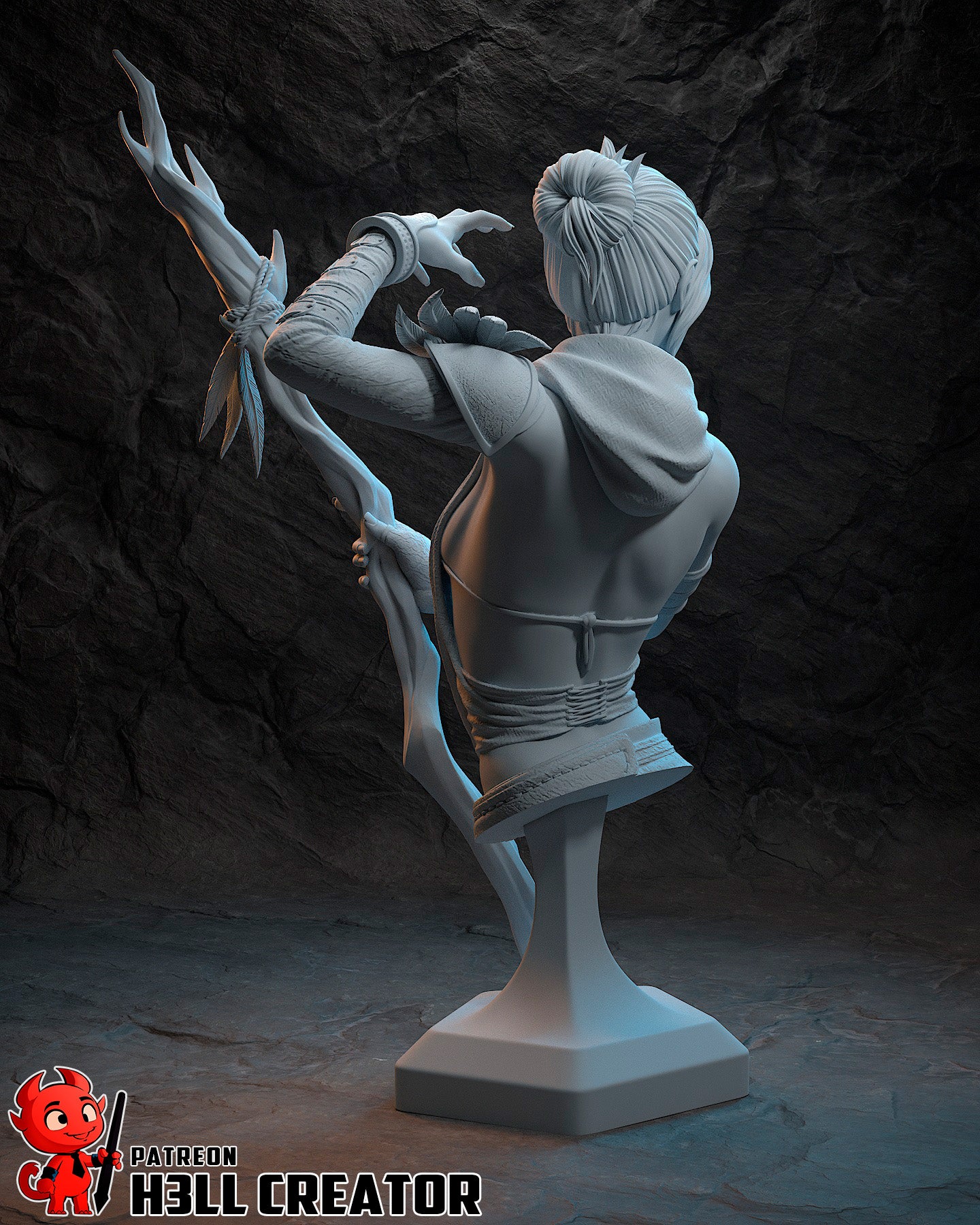 Morrigan from Dragon Age by h3ll creator | High Quality Resin Print | Painted Commissions available - Sephiknot