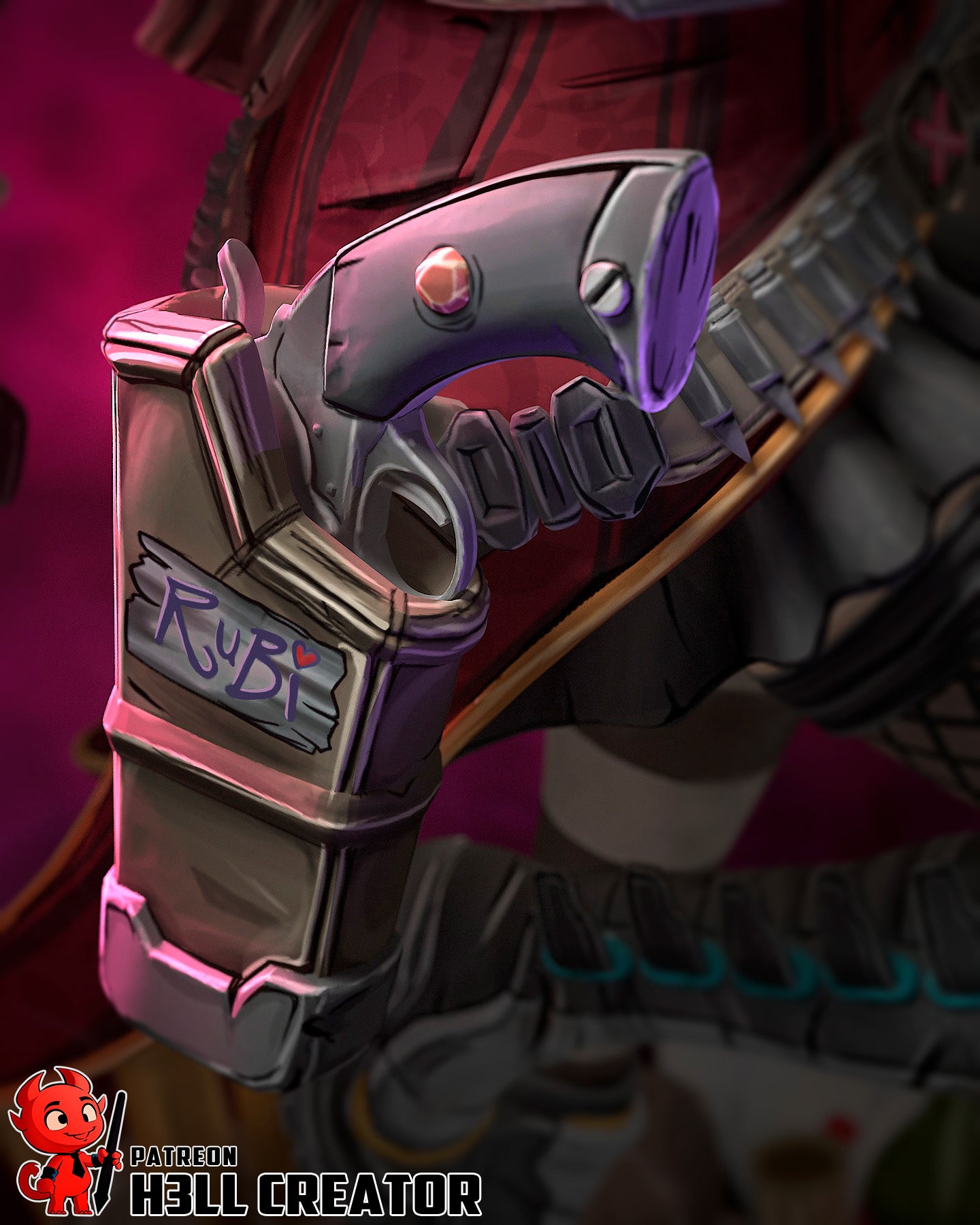 Mad Moxxi from Borderlands by h3ll creator | High Quality Resin Print | Painted Commissions available!