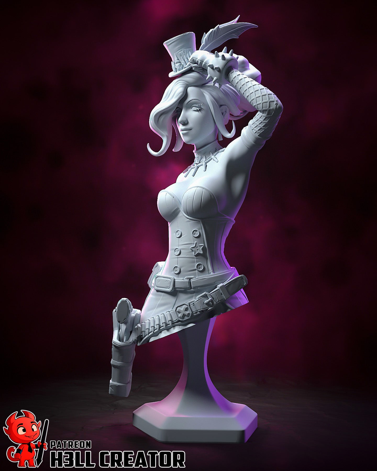 Mad Moxxi from Borderlands by h3ll creator | High Quality Resin Print | Painted Commissions available!