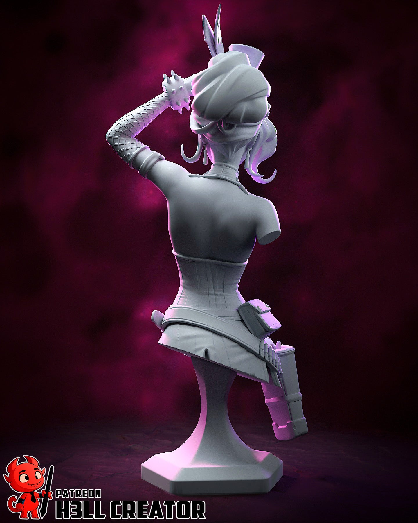 Mad Moxxi from Borderlands by h3ll creator | High Quality Resin Print | Painted Commissions available!