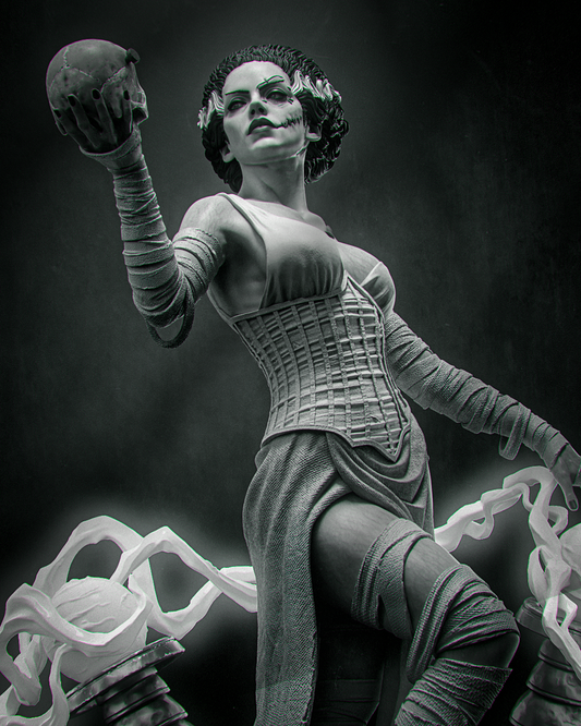 Frankenstein's Bride by CA3D | High Quality Resin Print | Painted Commissions available!