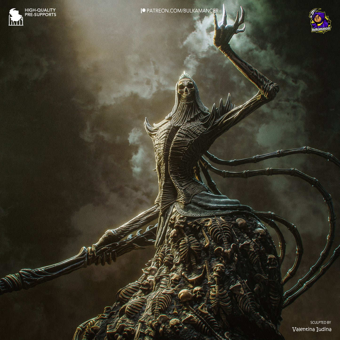 Nashandra from Dark Souls by Bulkamancer | High Quality Resin Print | Painted Commissions available!