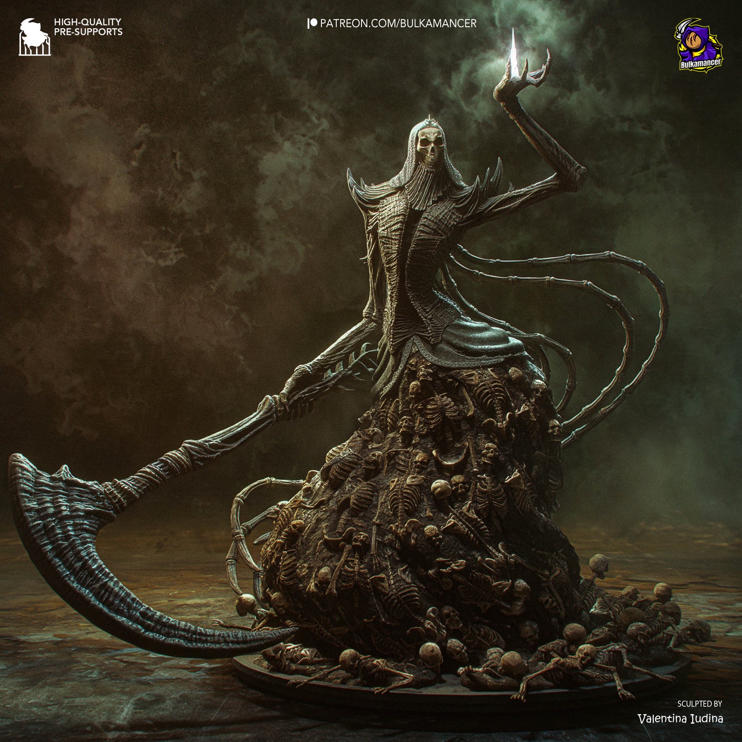 Nashandra from Dark Souls by Bulkamancer | High Quality Resin Print | Painted Commissions available!