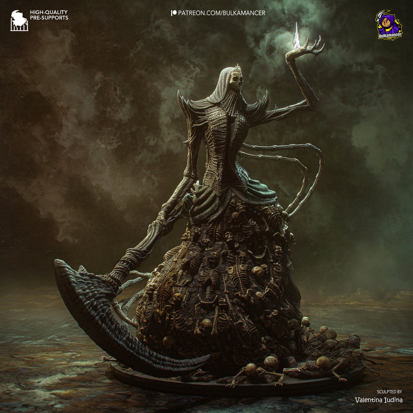 Nashandra from Dark Souls by Bulkamancer | High Quality Resin Print | Painted Commissions available!