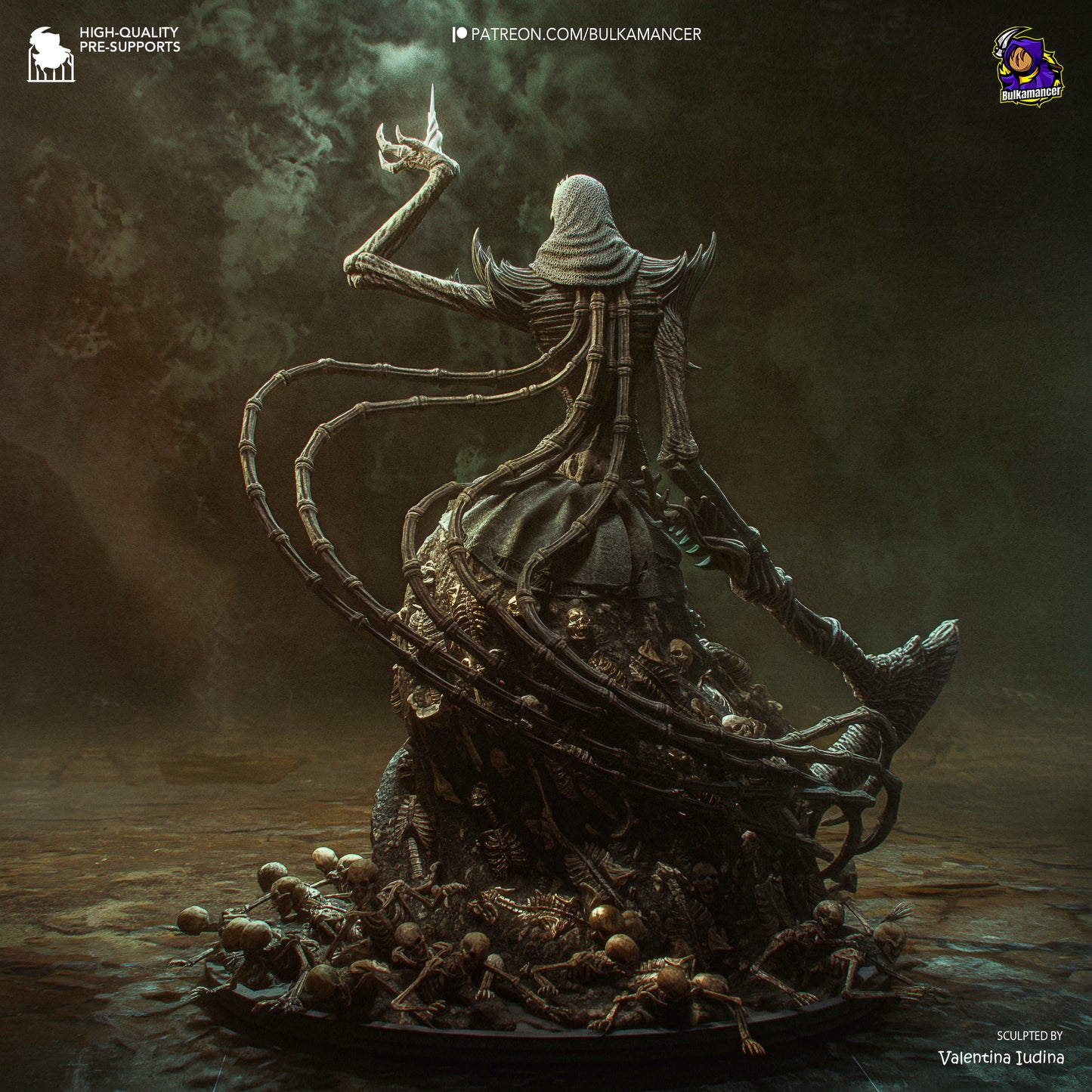 Nashandra from Dark Souls by Bulkamancer | High Quality Resin Print | Painted Commissions available!