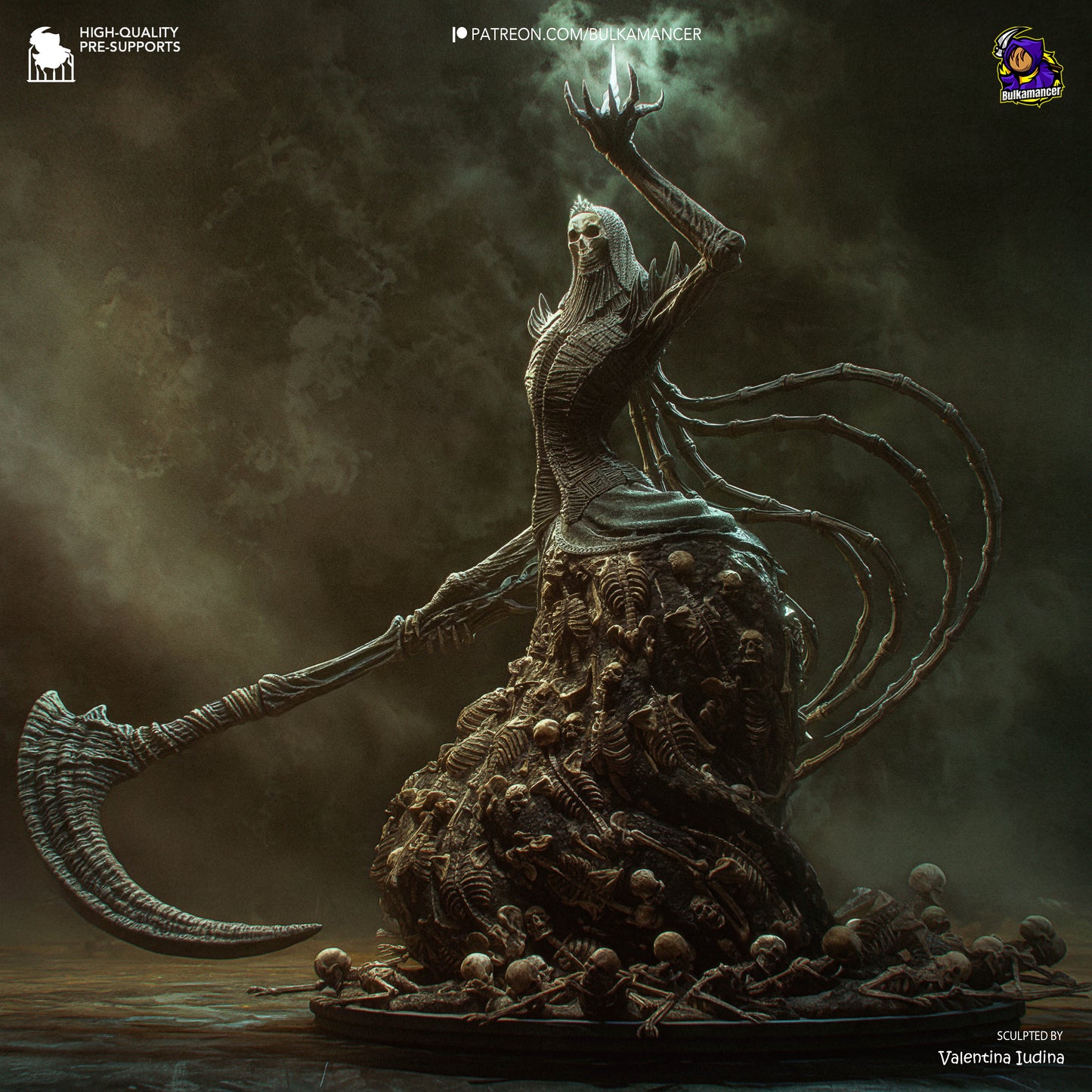 Nashandra from Dark Souls by Bulkamancer | High Quality Resin Print | Painted Commissions available!