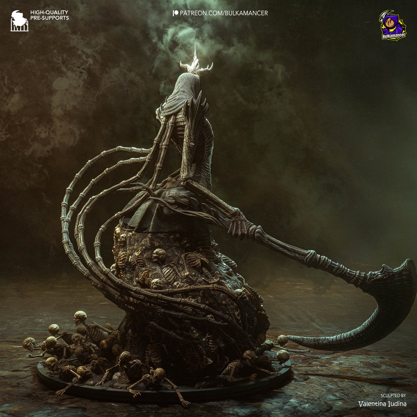 Nashandra from Dark Souls by Bulkamancer | High Quality Resin Print | Painted Commissions available!