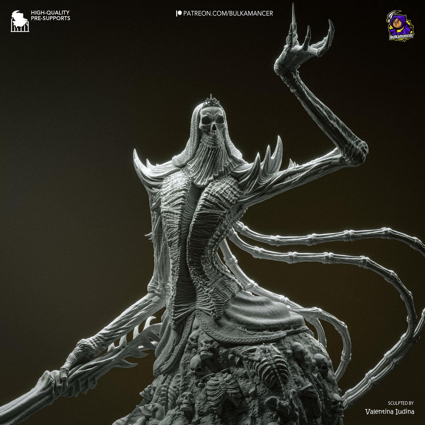 Nashandra from Dark Souls by Bulkamancer | High Quality Resin Print | Painted Commissions available!