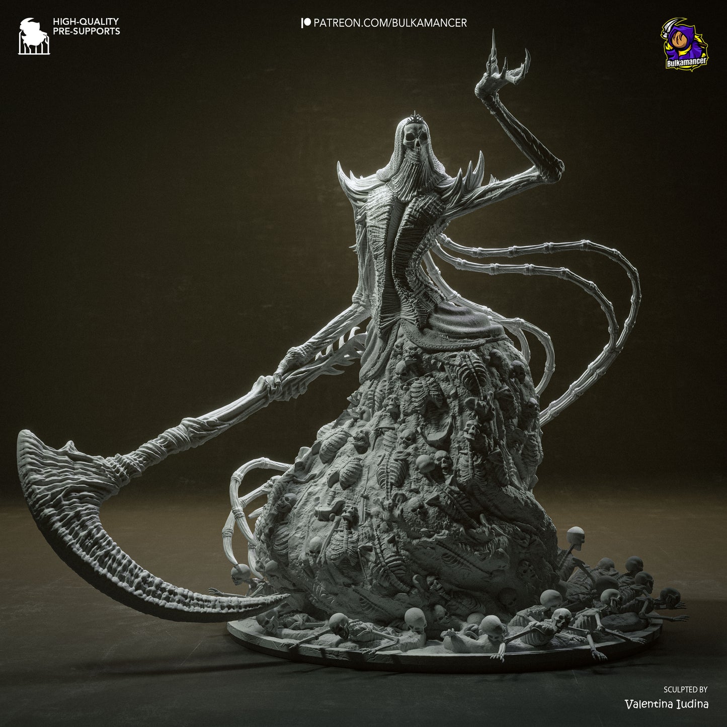 Nashandra from Dark Souls by Bulkamancer | High Quality Resin Print | Painted Commissions available!