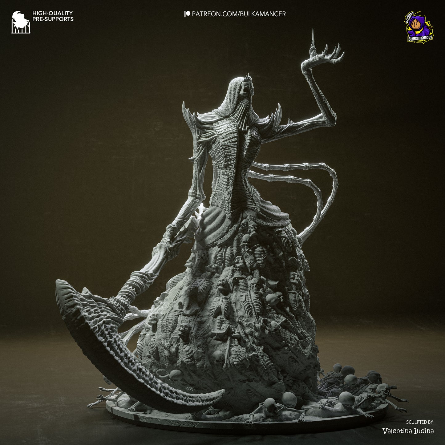 Nashandra from Dark Souls by Bulkamancer | High Quality Resin Print | Painted Commissions available!