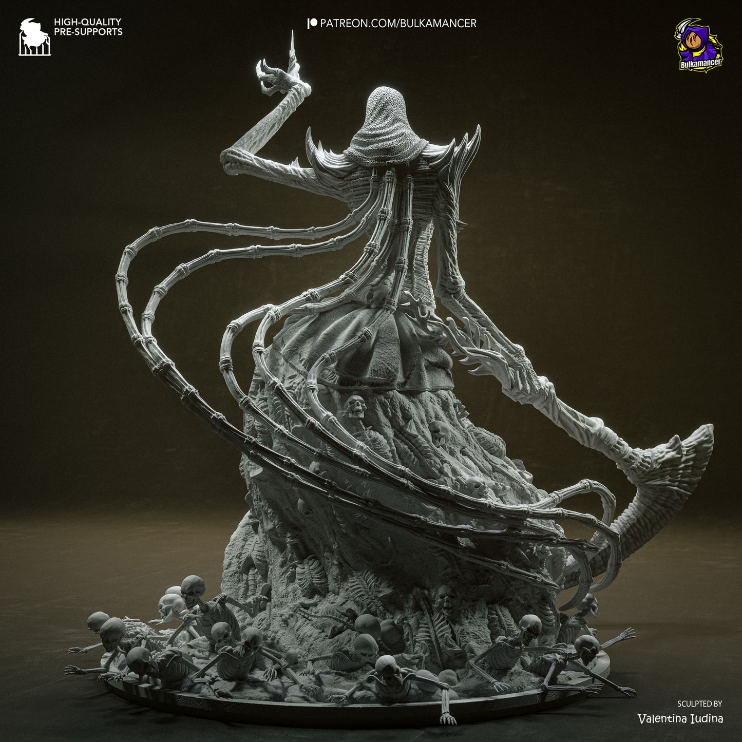 Nashandra from Dark Souls by Bulkamancer | High Quality Resin Print | Painted Commissions available!