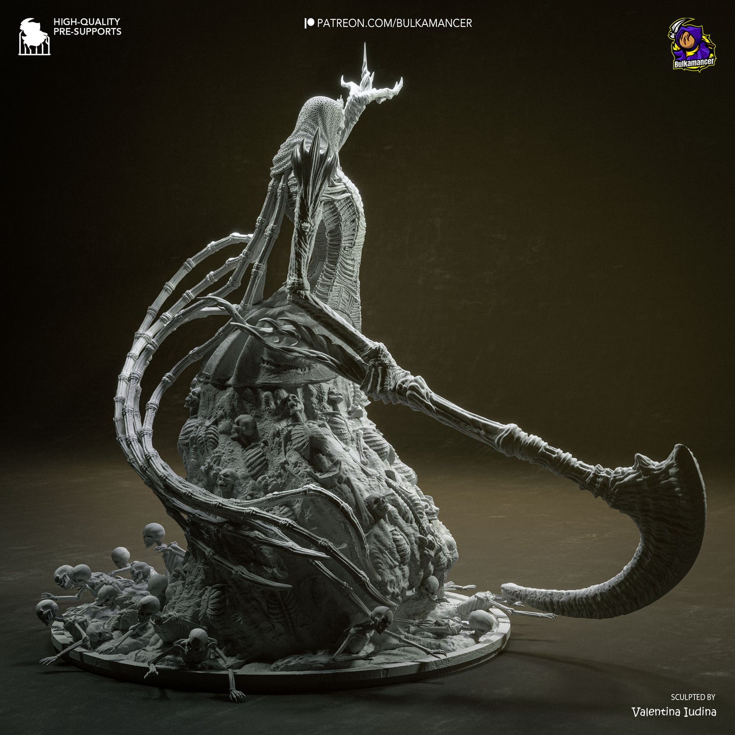 Nashandra from Dark Souls by Bulkamancer | High Quality Resin Print | Painted Commissions available!
