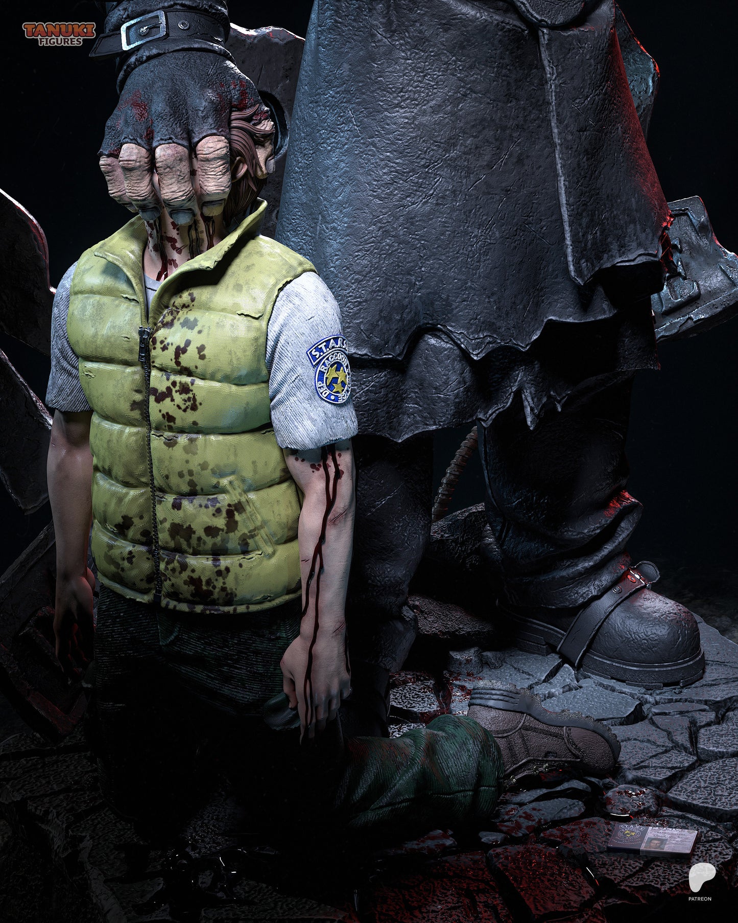 Nemesis from Resident Evil Fan-Made Model by Tanuki Figures