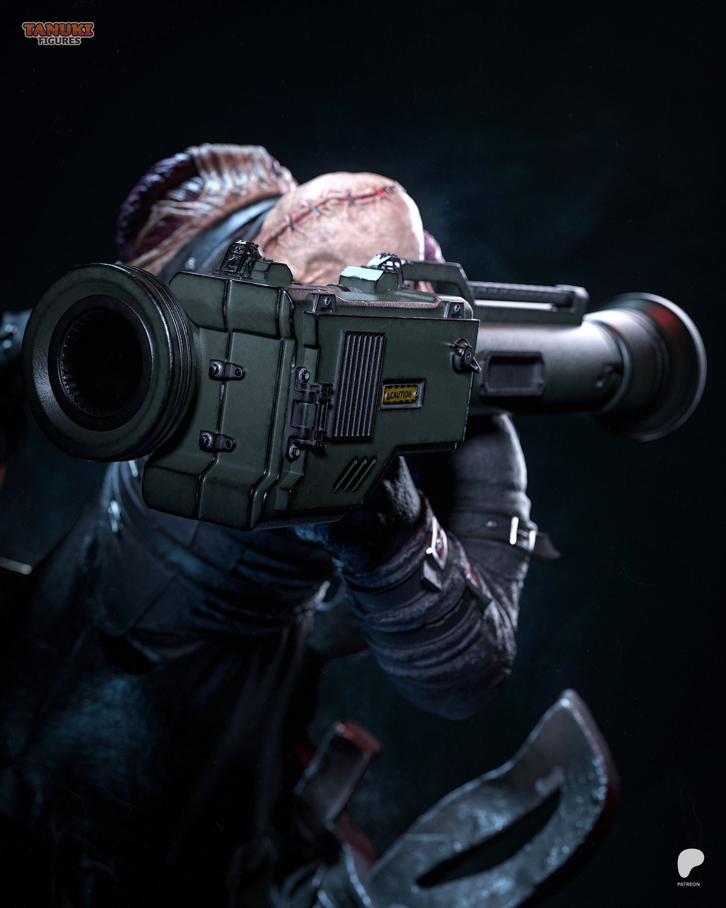 Nemesis from Resident Evil Fan-Made Model by Tanuki Figures