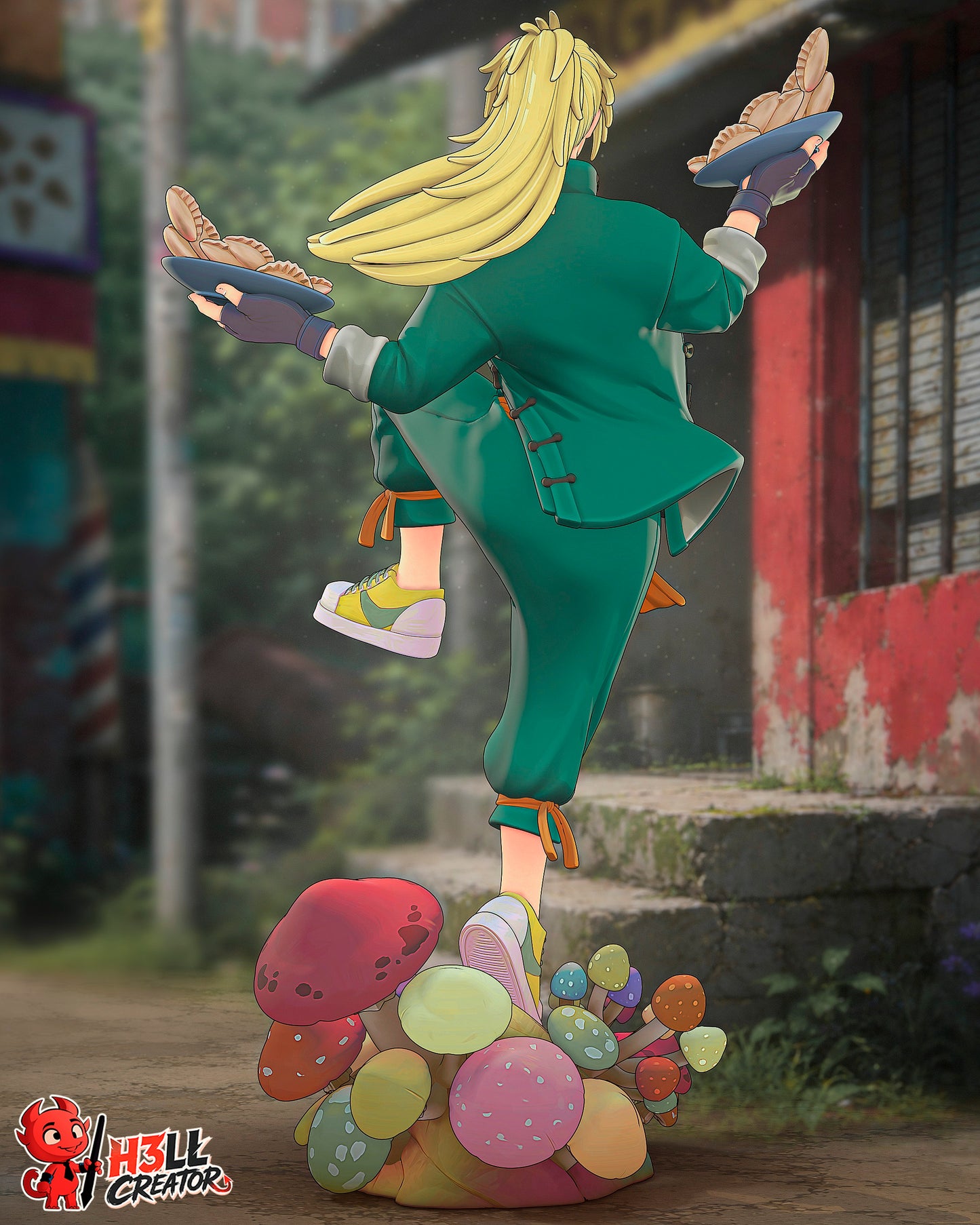 Nikaido by h3ll creator | High Quality Resin Print | Painted Commissions available!