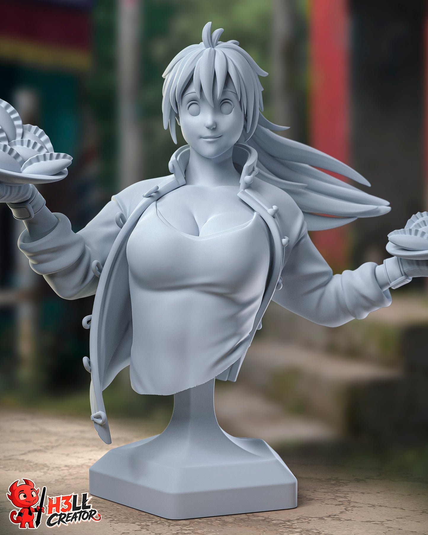 Nikaido by h3ll creator | High Quality Resin Print | Painted Commissions available!