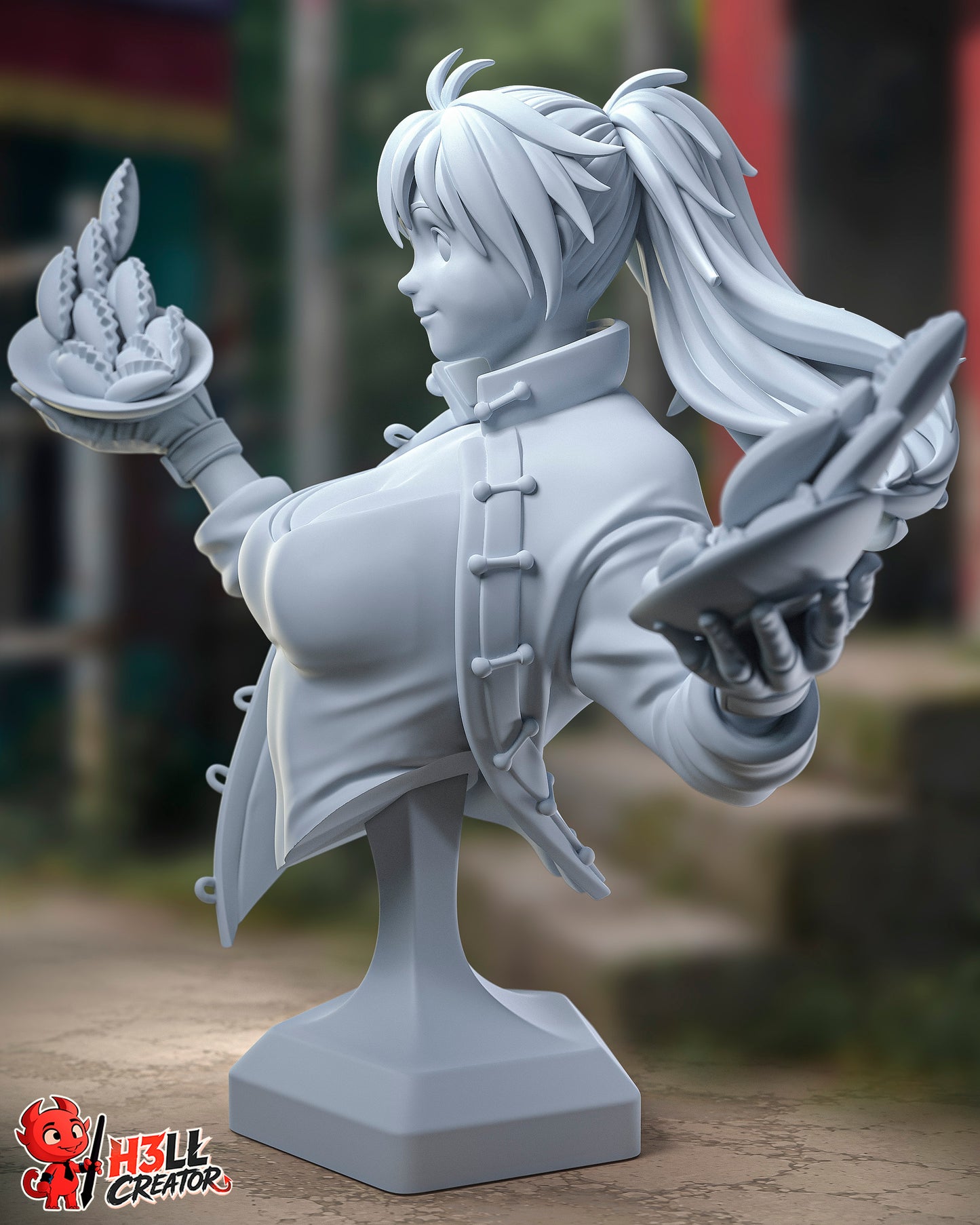 Nikaido by h3ll creator | High Quality Resin Print | Painted Commissions available!