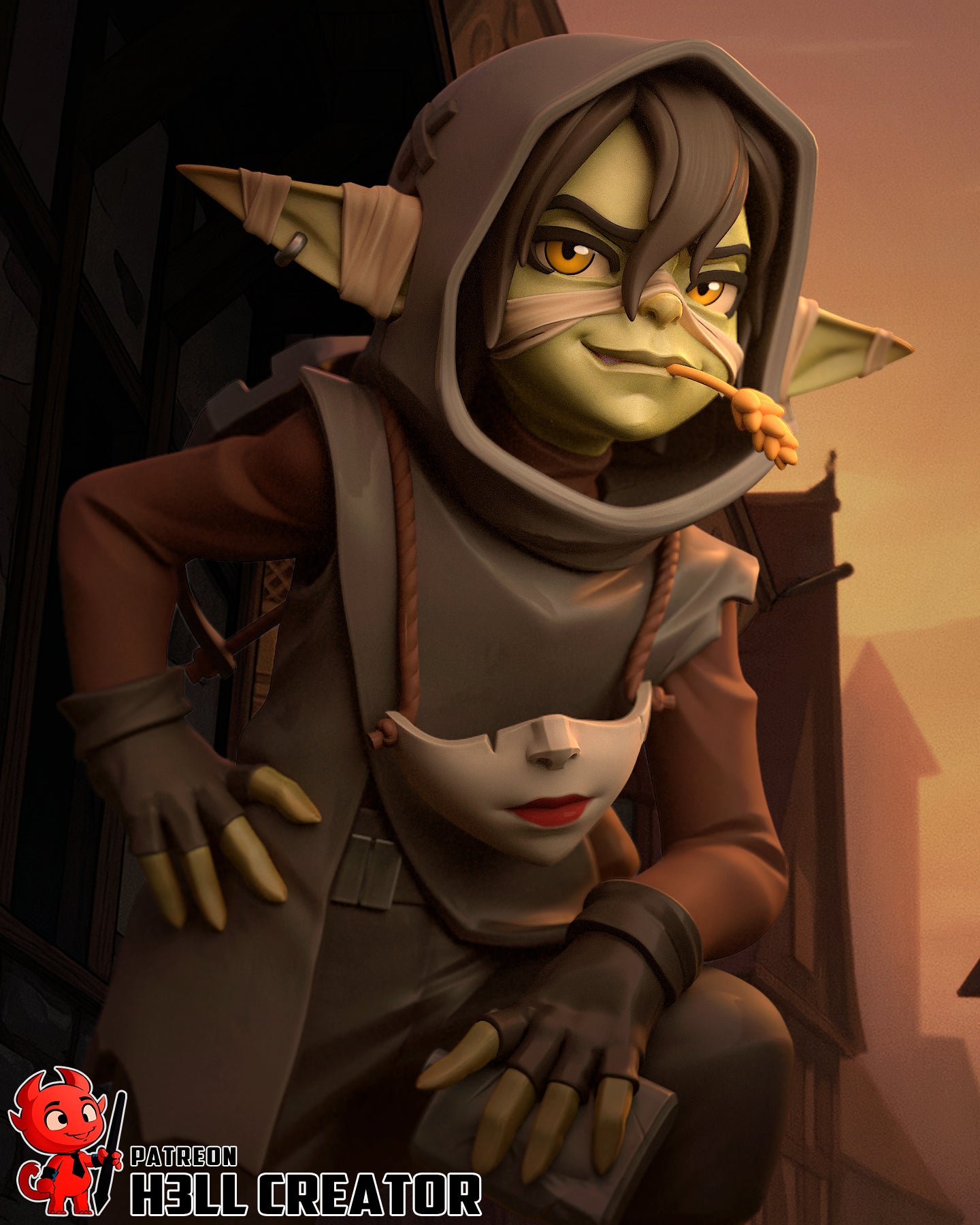 Nott Garage Kit | Fanmade Model | Mighty Nein | 3D Printed