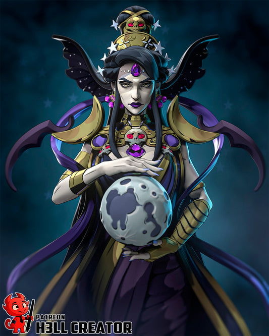 Nyx from Hades by h3ll creator | High Quality Resin Print | Painted Commissions available!
