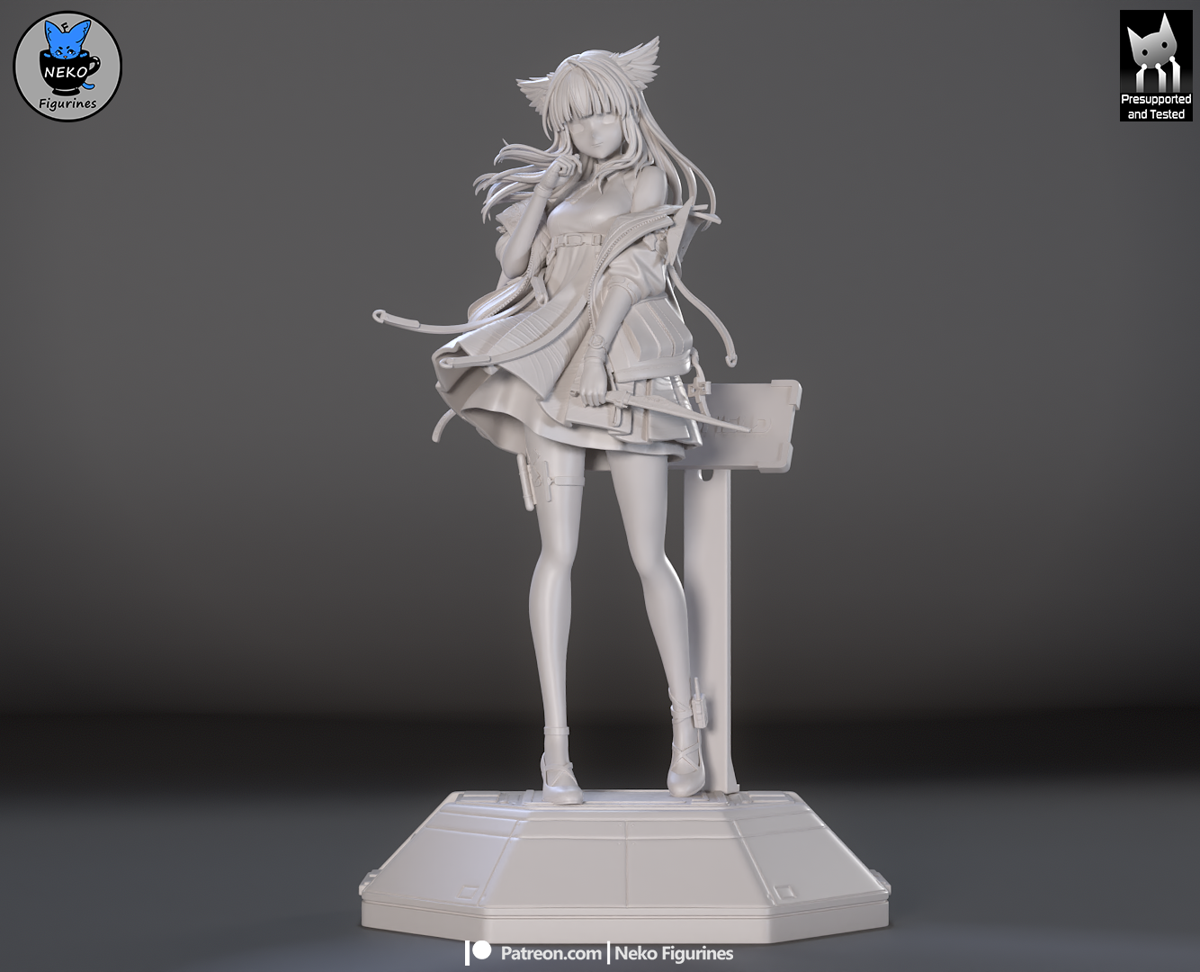 Perlica from Arknights: Endfield by Neko Figurines | High Quality Resin Print | Painted Commissions available!