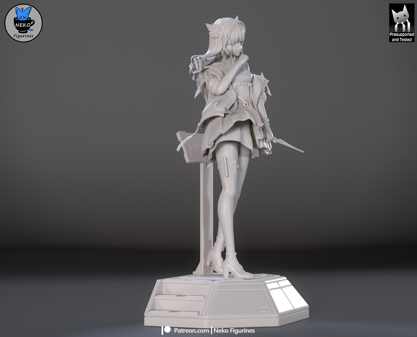 Perlica from Arknights: Endfield by Neko Figurines | High Quality Resin Print | Painted Commissions available!