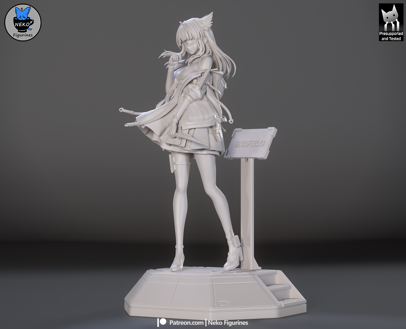 Perlica from Arknights: Endfield by Neko Figurines | High Quality Resin Print | Painted Commissions available!