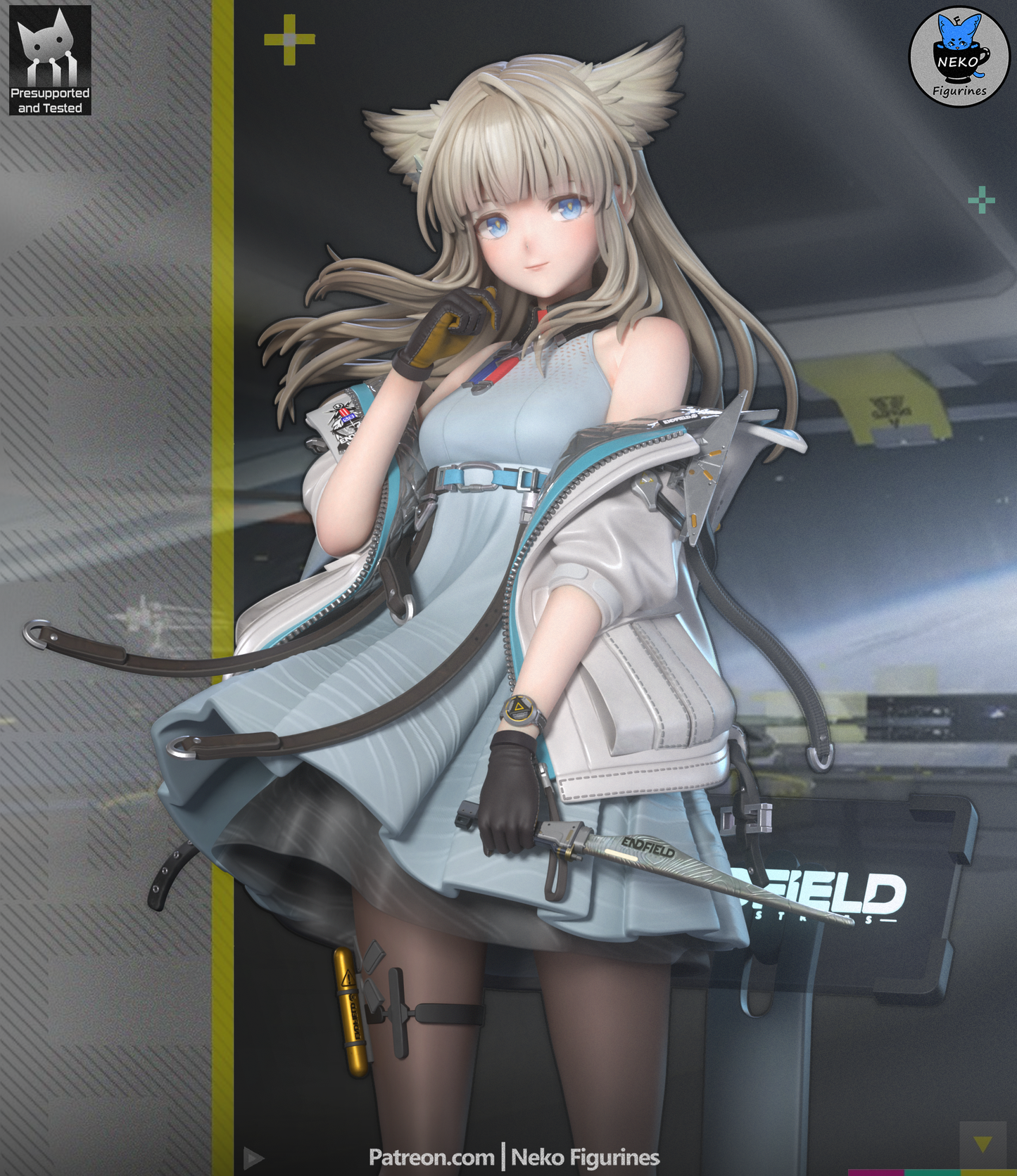 Perlica from Arknights: Endfield by Neko Figurines | High Quality Resin Print | Painted Commissions available!