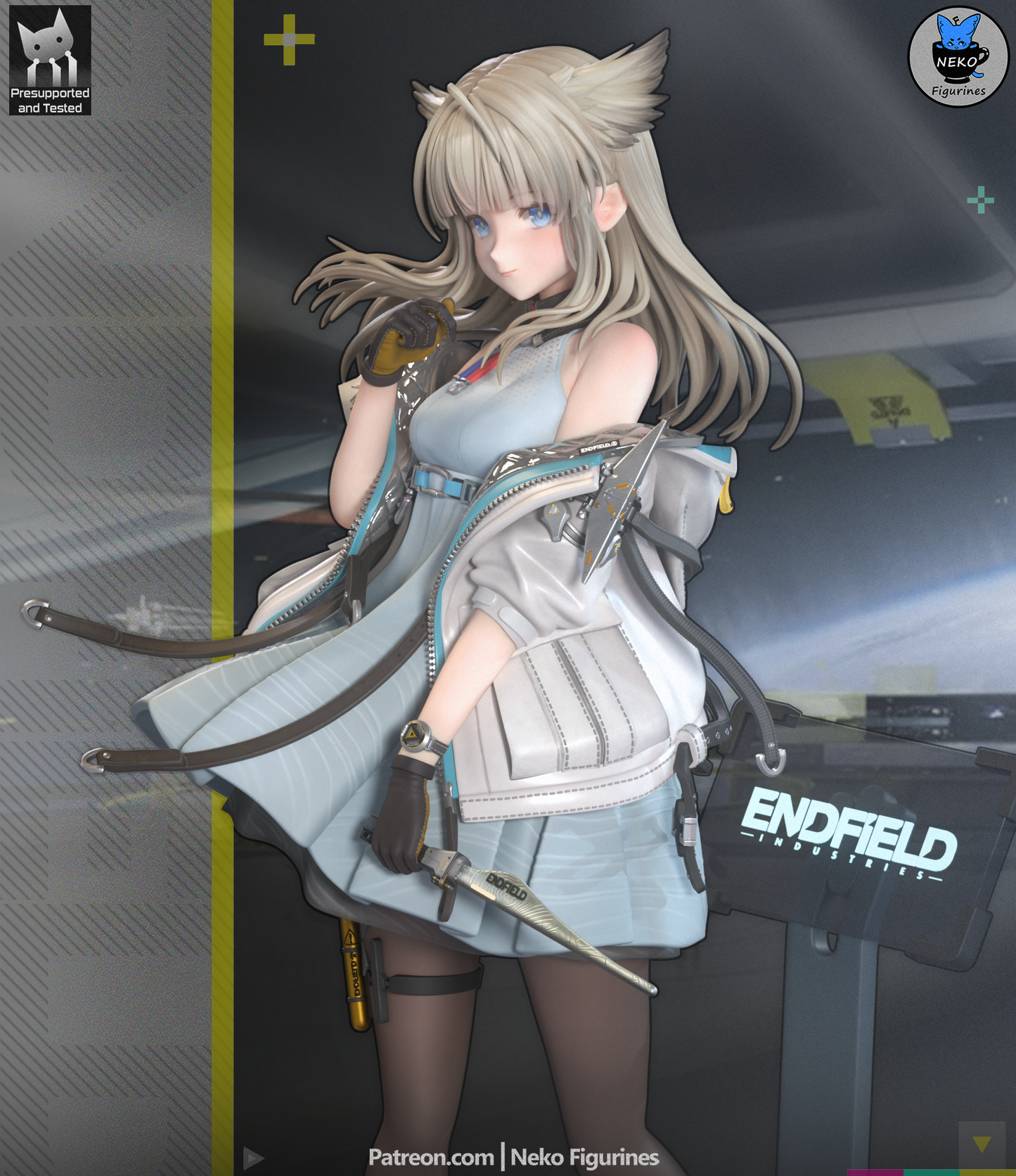 Perlica from Arknights: Endfield by Neko Figurines | High Quality Resin Print | Painted Commissions available!