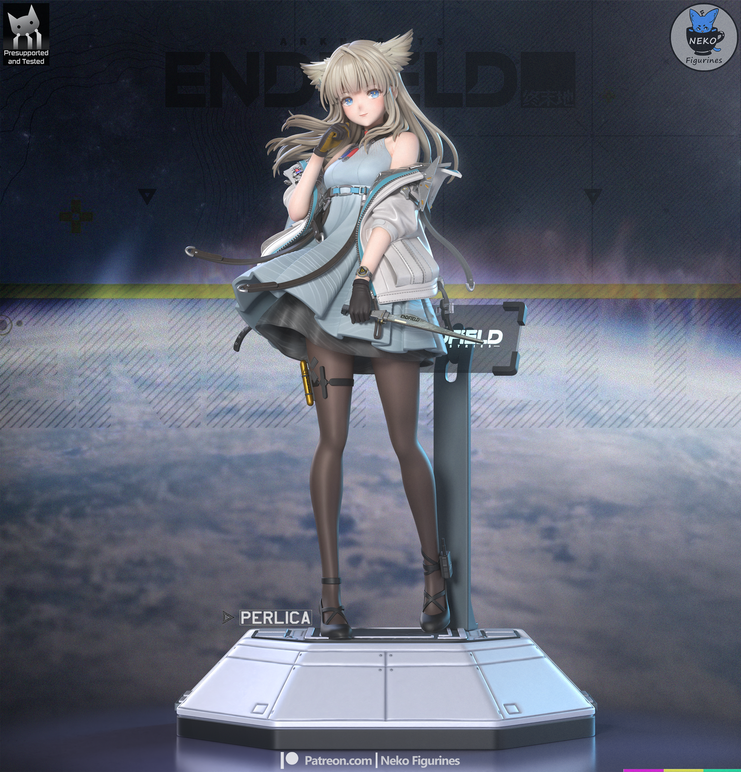 Perlica from Arknights: Endfield by Neko Figurines | High Quality Resin Print | Painted Commissions available!