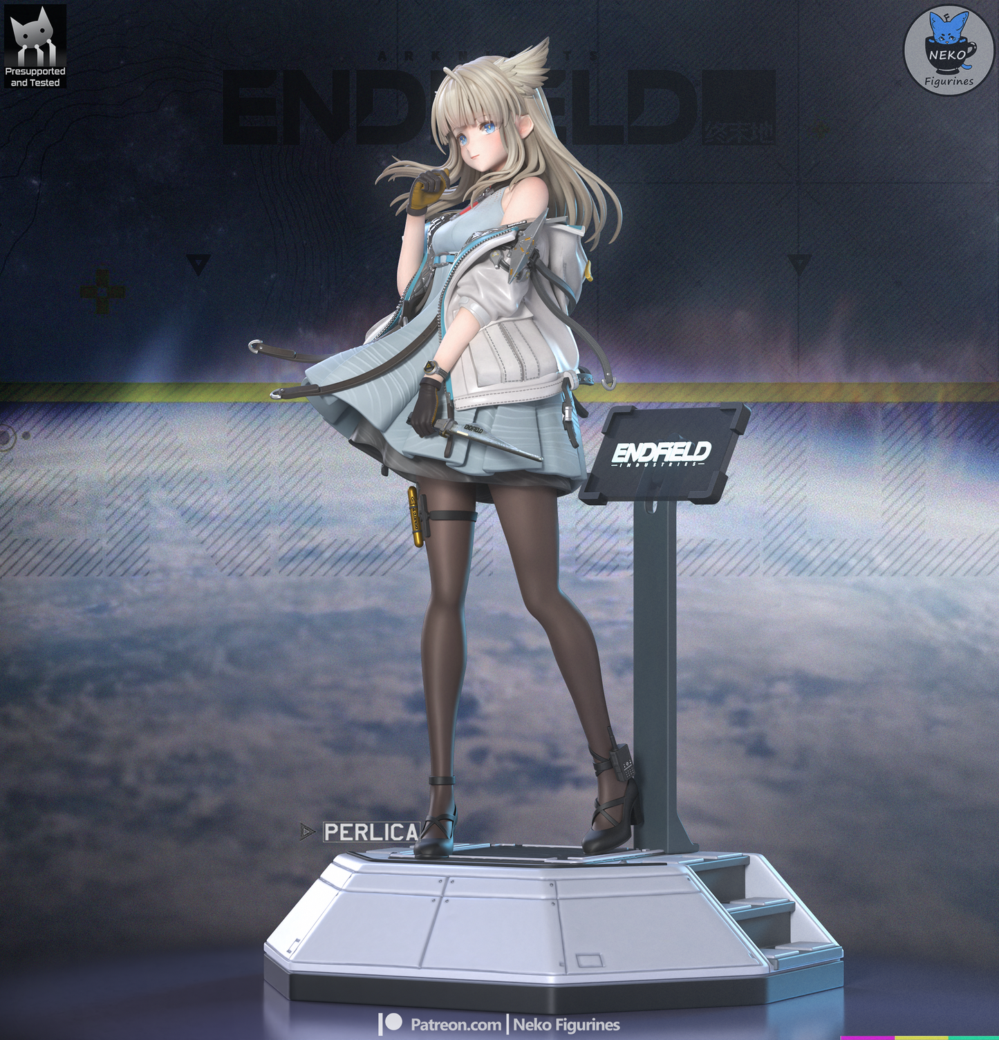 Perlica from Arknights: Endfield by Neko Figurines | High Quality Resin Print | Painted Commissions available!