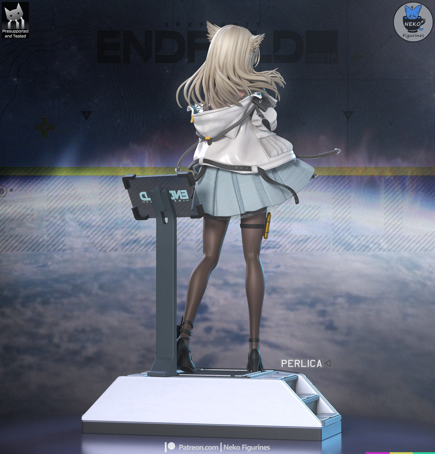 Perlica from Arknights: Endfield by Neko Figurines | High Quality Resin Print | Painted Commissions available!