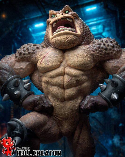 Pimple from Battletoads by h3ll creator | High Quality Resin Print | Painted Commissions available!