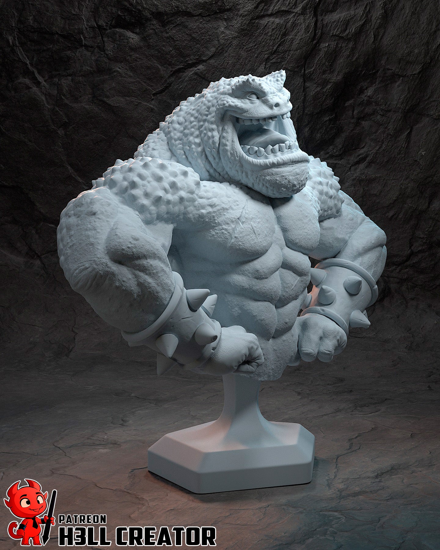 Pimple from Battletoads by h3ll creator | High Quality Resin Print | Painted Commissions available! - Sephiknot