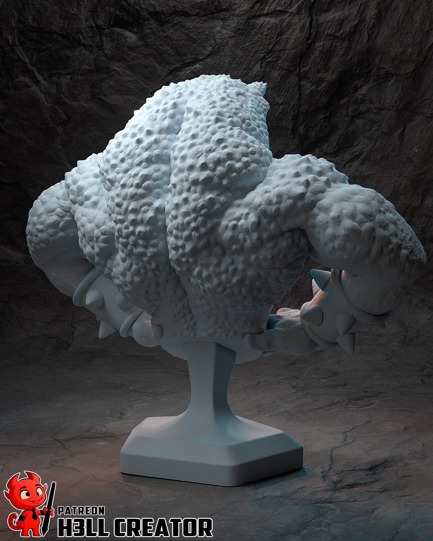Pimple from Battletoads by h3ll creator | High Quality Resin Print | Painted Commissions available! - Sephiknot