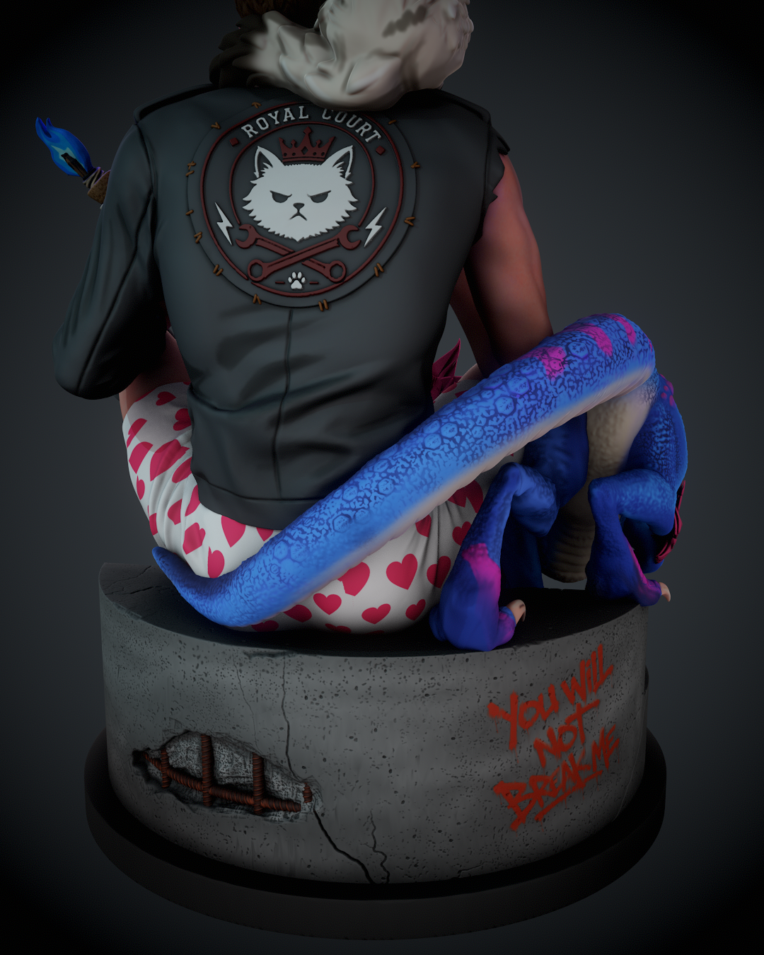 Dungeon Crawler Carl fanart by Sephiknot | High Quality Resin Print | Painted Commissions available!