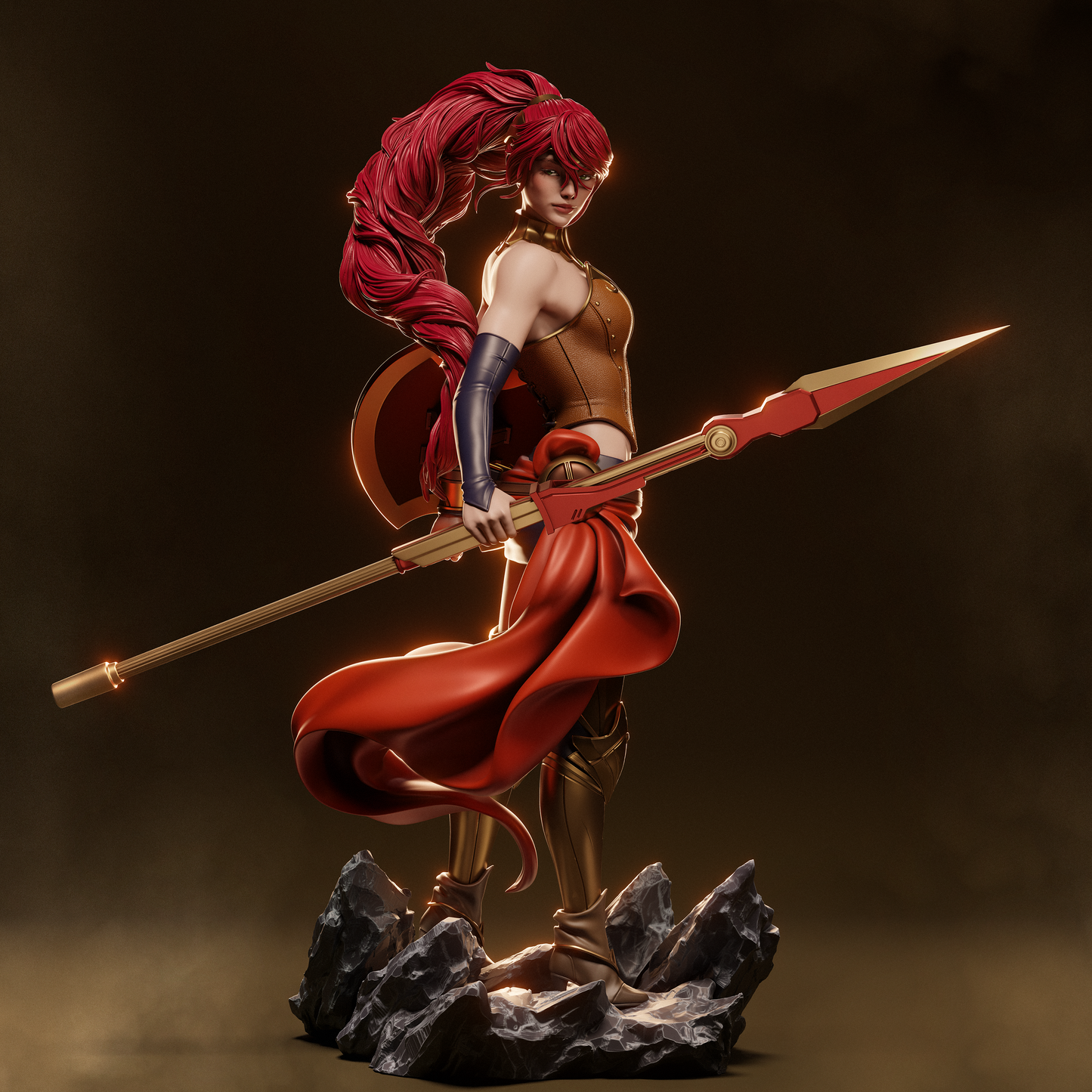 Pyrrha from RWBY Fan-Made Model by CA3D - Sephiknot